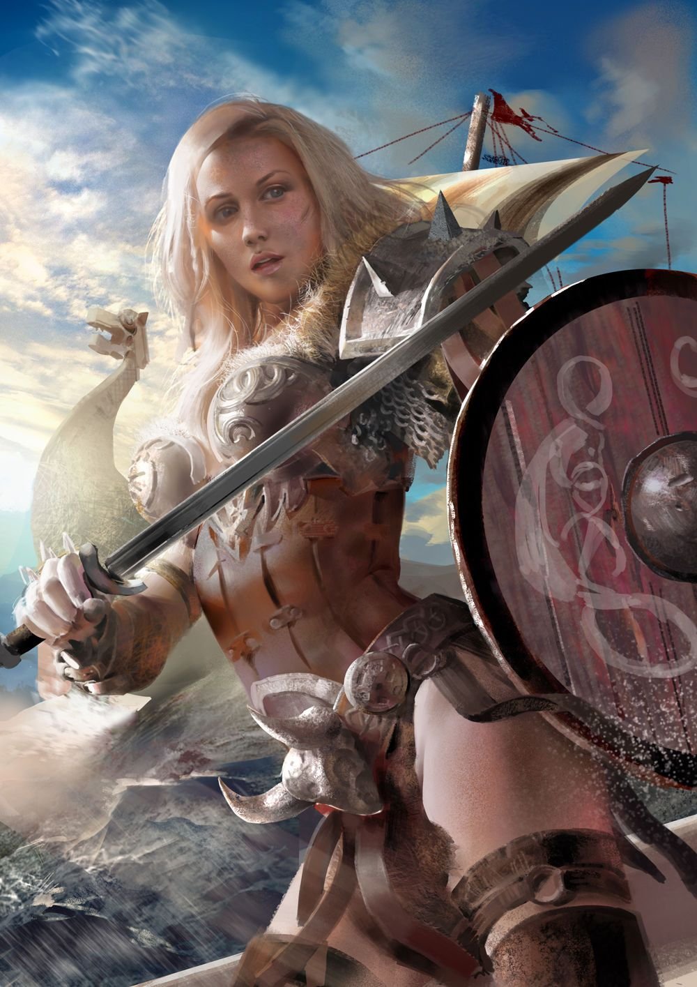 Хильд Валькирия косплей