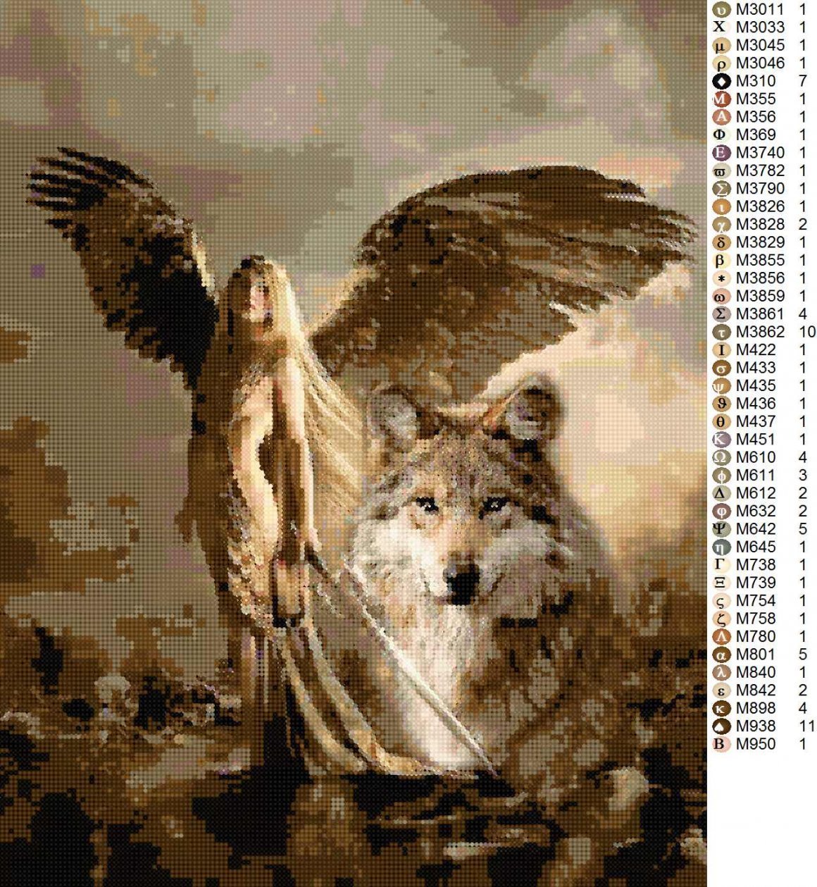 Девушка ангел и волк