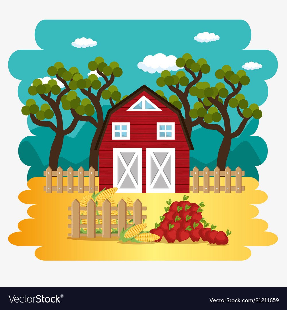 Домик в деревне мультяшный