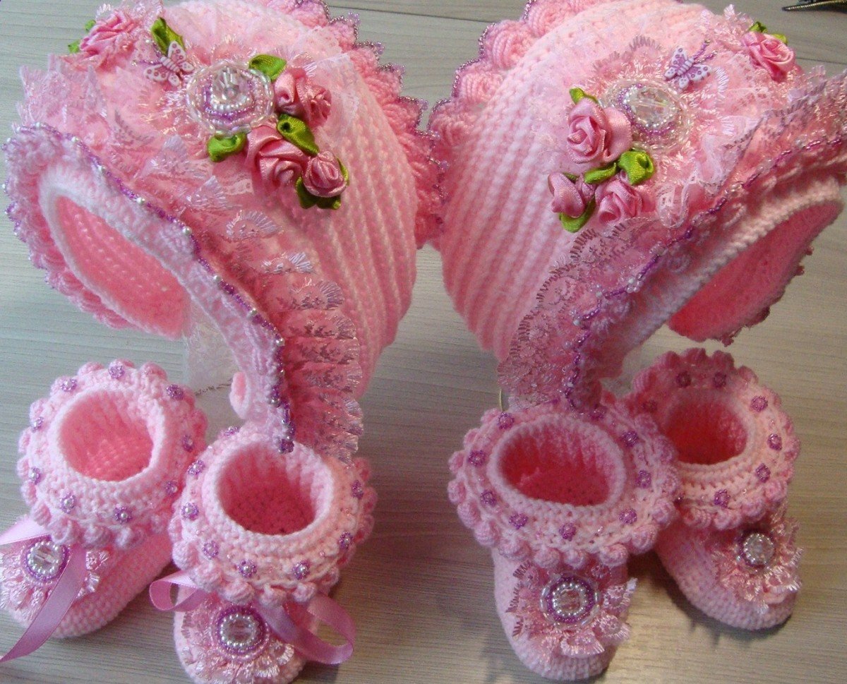 Детские пинетки для девочек