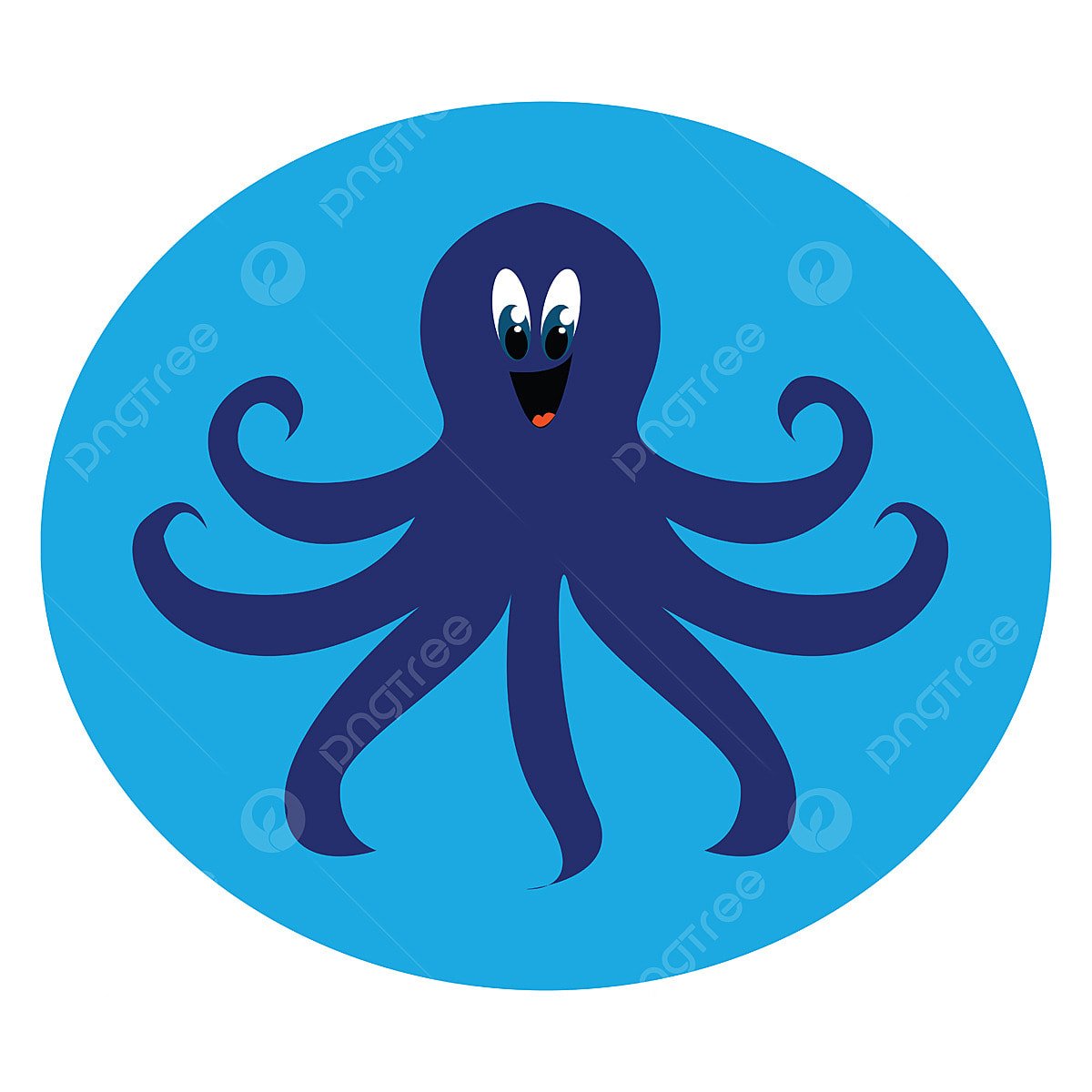 Осьминог стикер