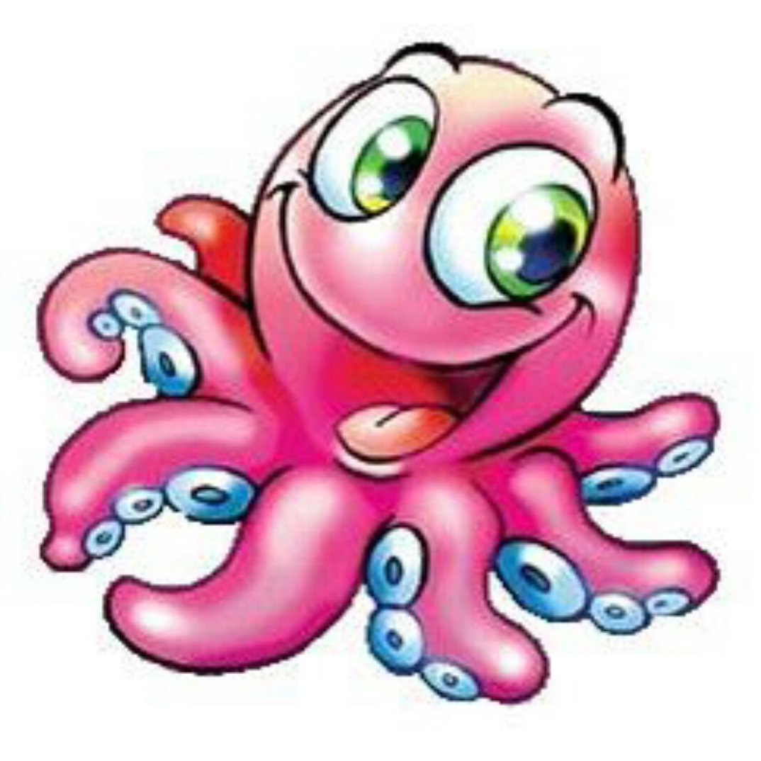 Фиолетовый осьминог