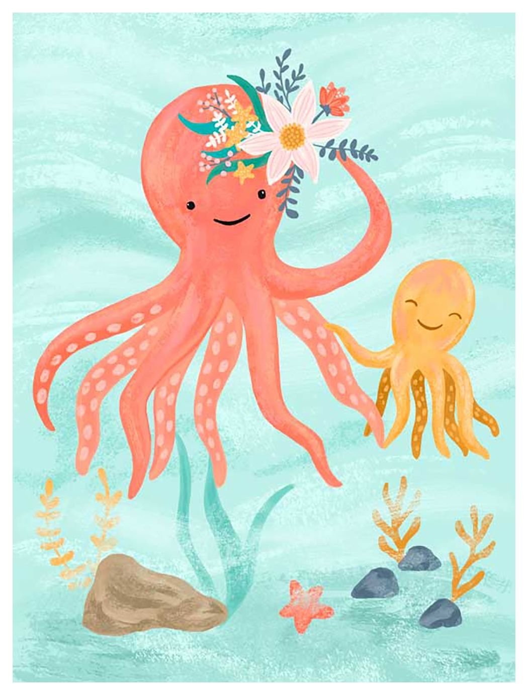 Осьминог мультяшный