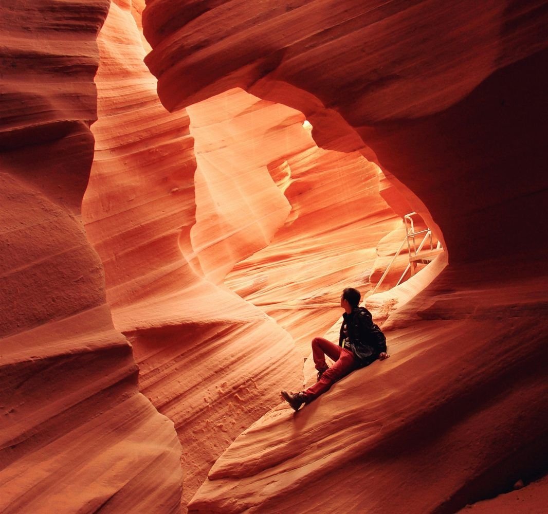 Позы на каньоне