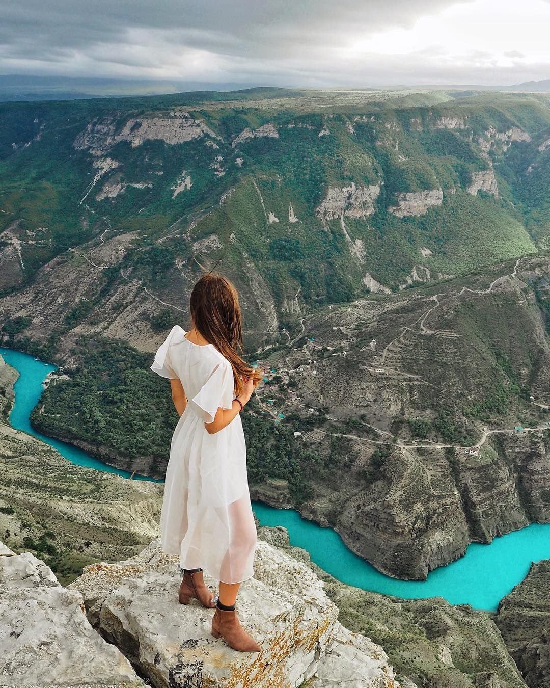 Зимний Дагестан Сулакский каньон