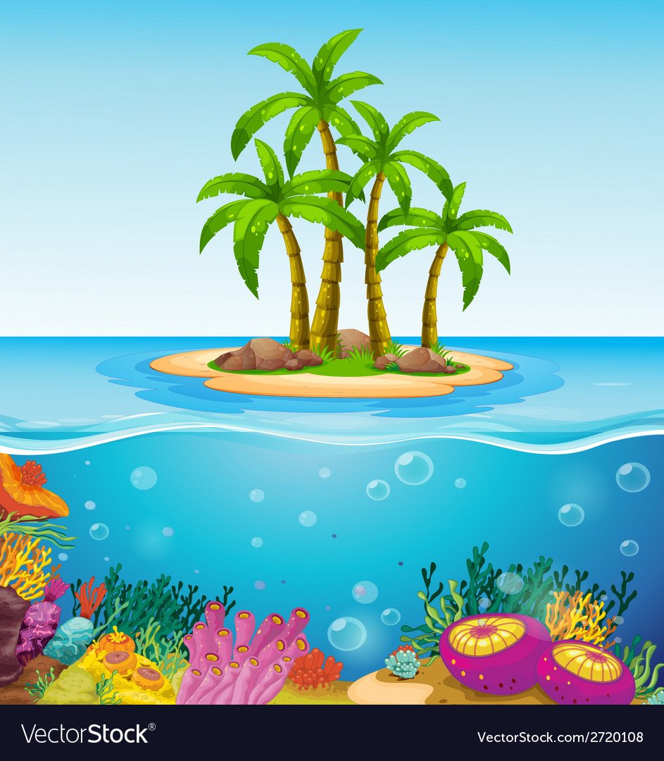 Океан и острова для детей