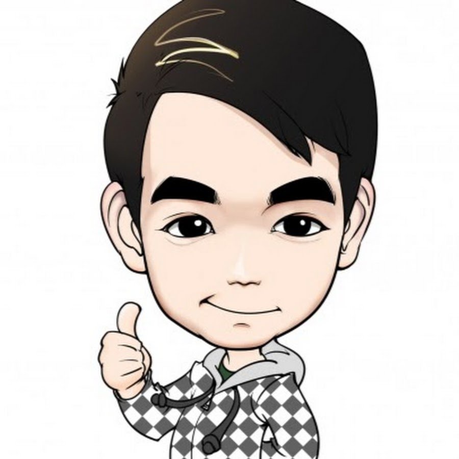 Мультяшное лицо парня