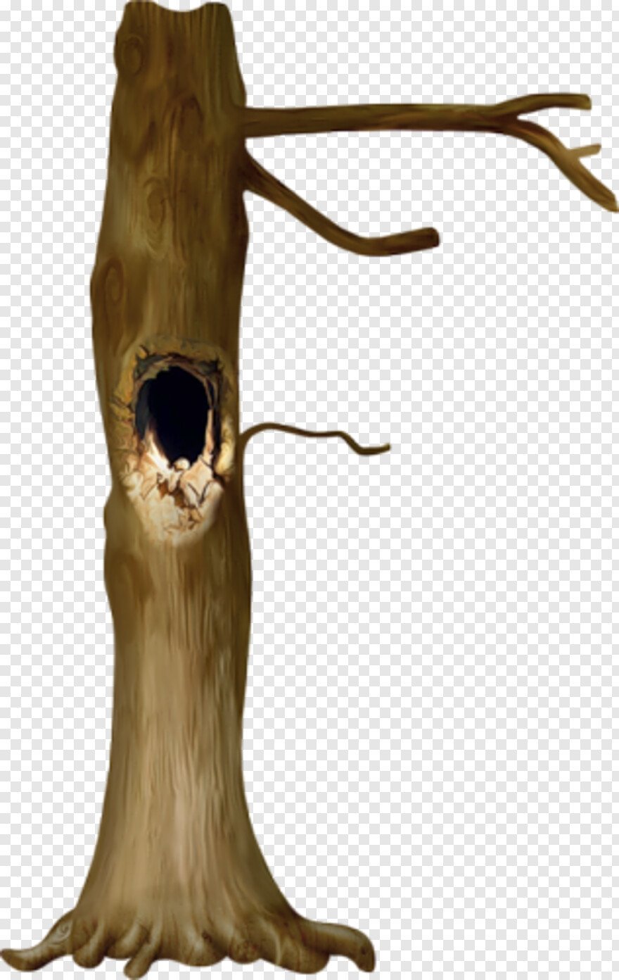 Ствол дерева с дуплом