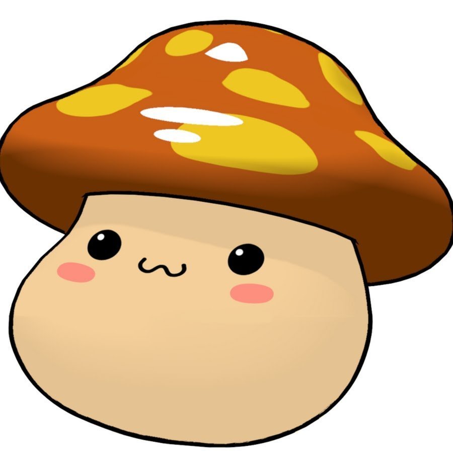 Грибочек арт Стикеры