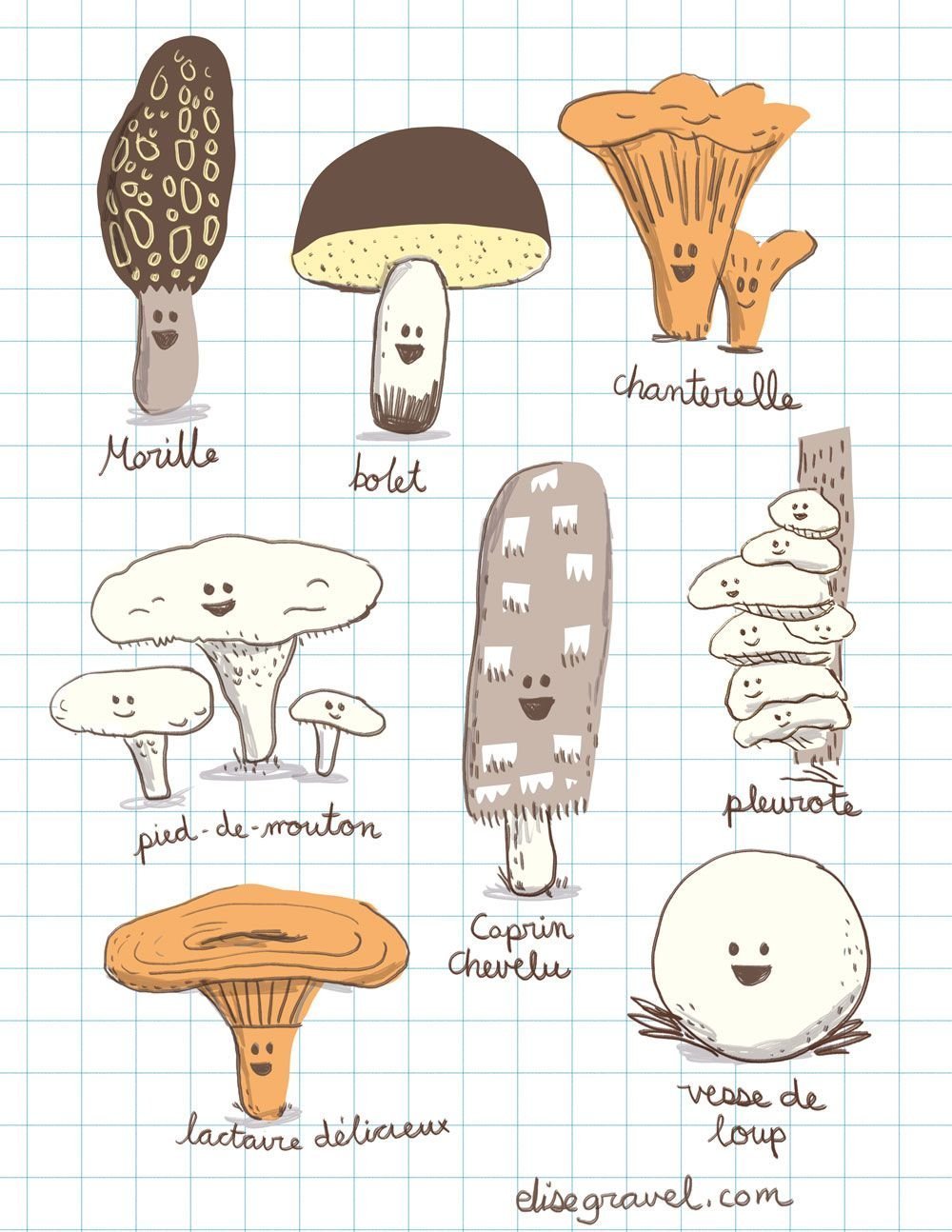 Милые грибочки