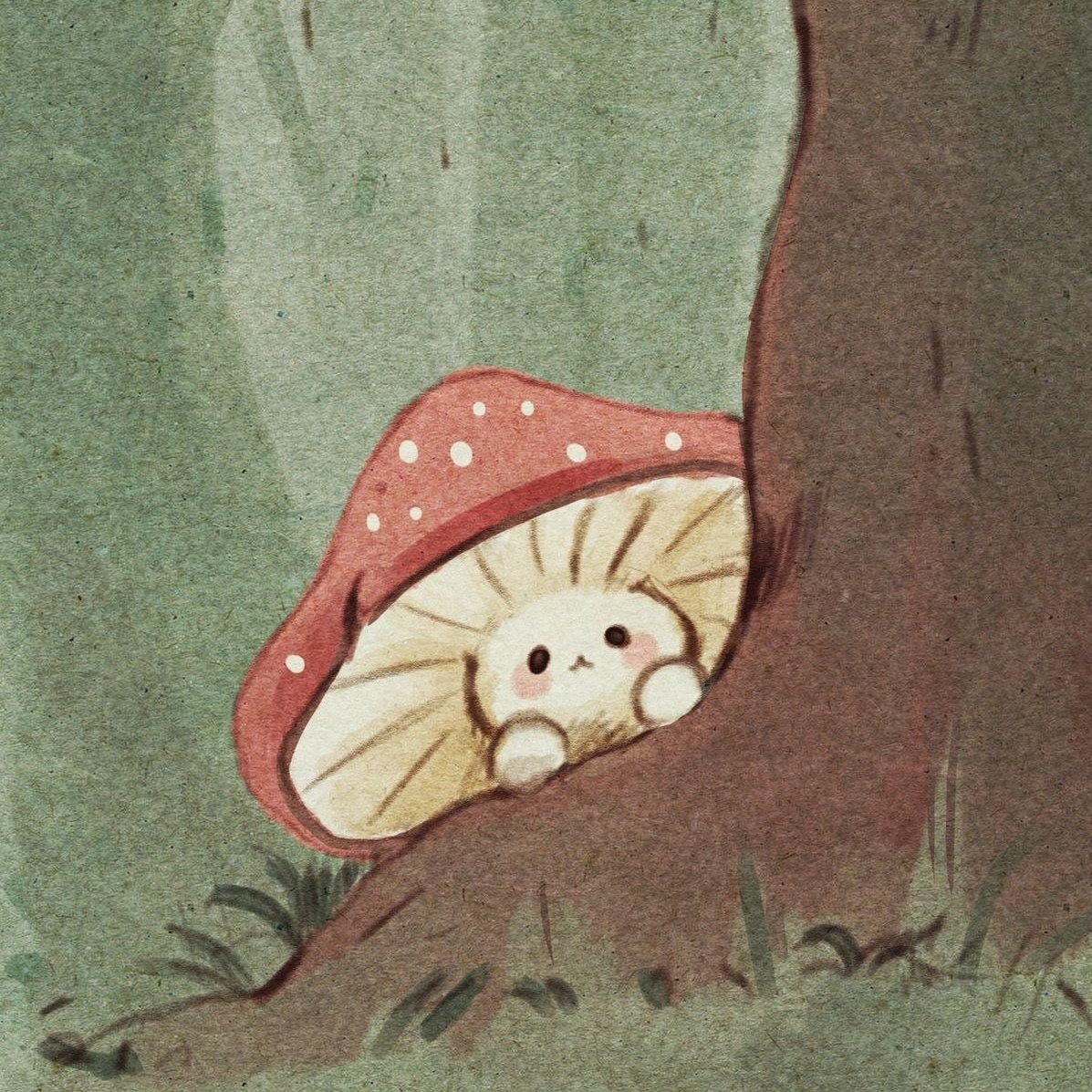 Наклейки инди КИД грибы