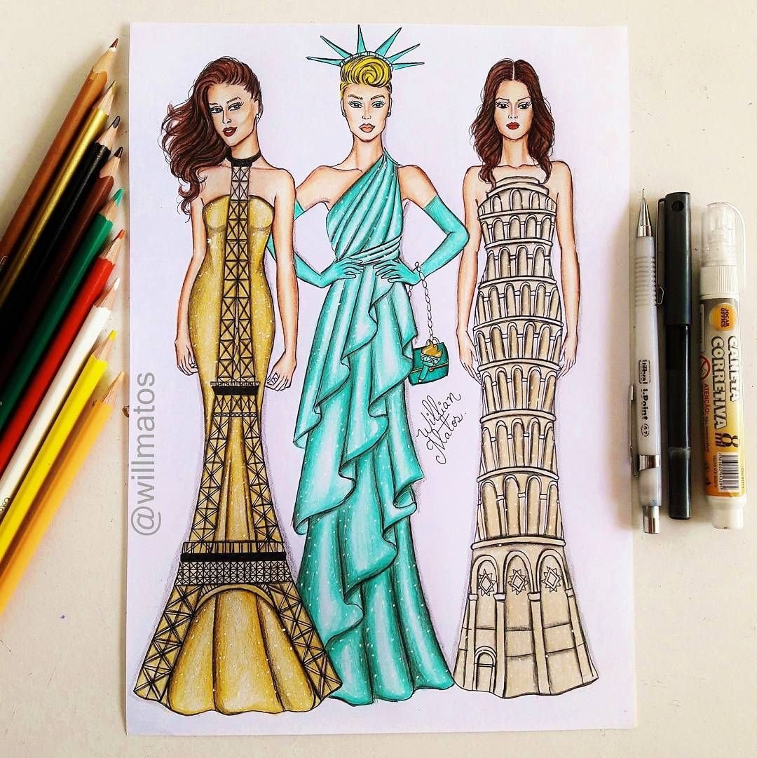 Рисование для дизайнеров одежды