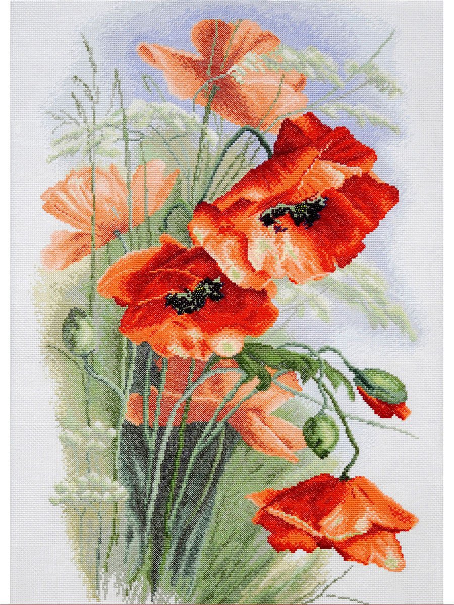 Марья Искусница 06.002.01 красные маки