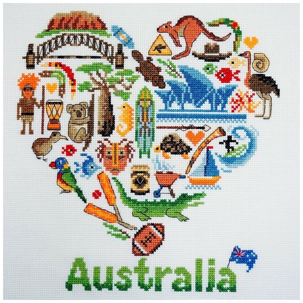 Набор для вышивания Марья Искусница "деревушка"