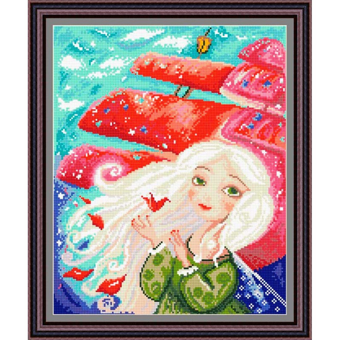 Набор для вышивания Алые паруса Марья Искусница