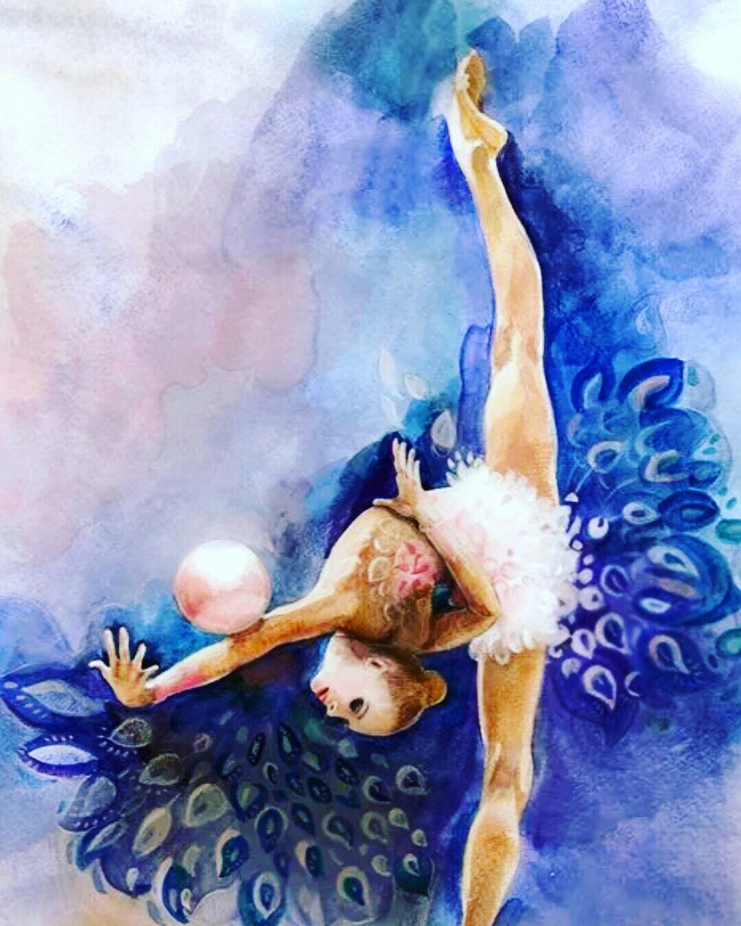 Гимнастки в живописи