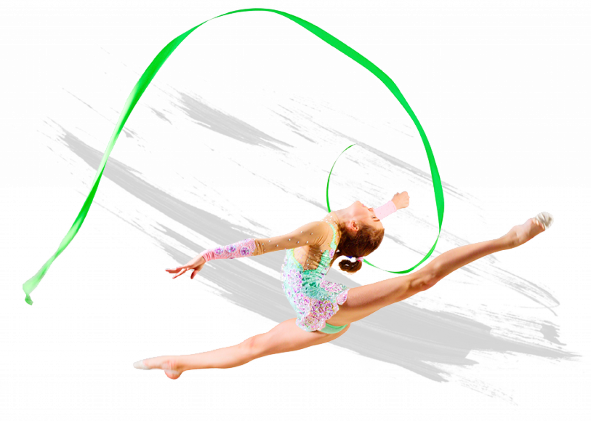 Гимнастка с ленточкой
