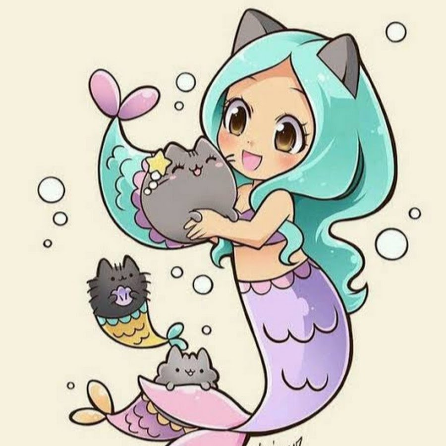 Чиби кавай Русалка