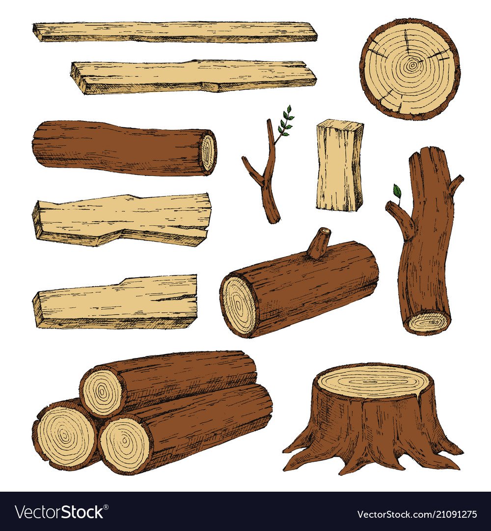 Стена из бревен