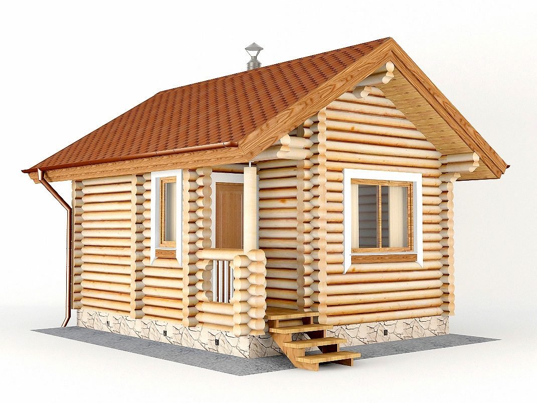 Дом из секвойи Канада