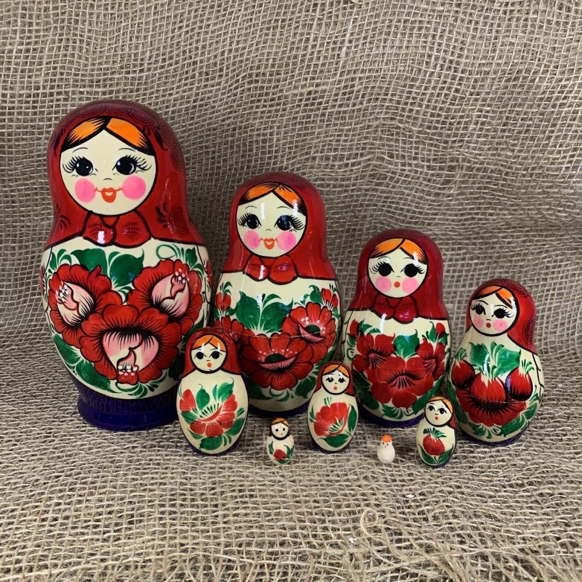 Вятская Матрешка 10 кукол