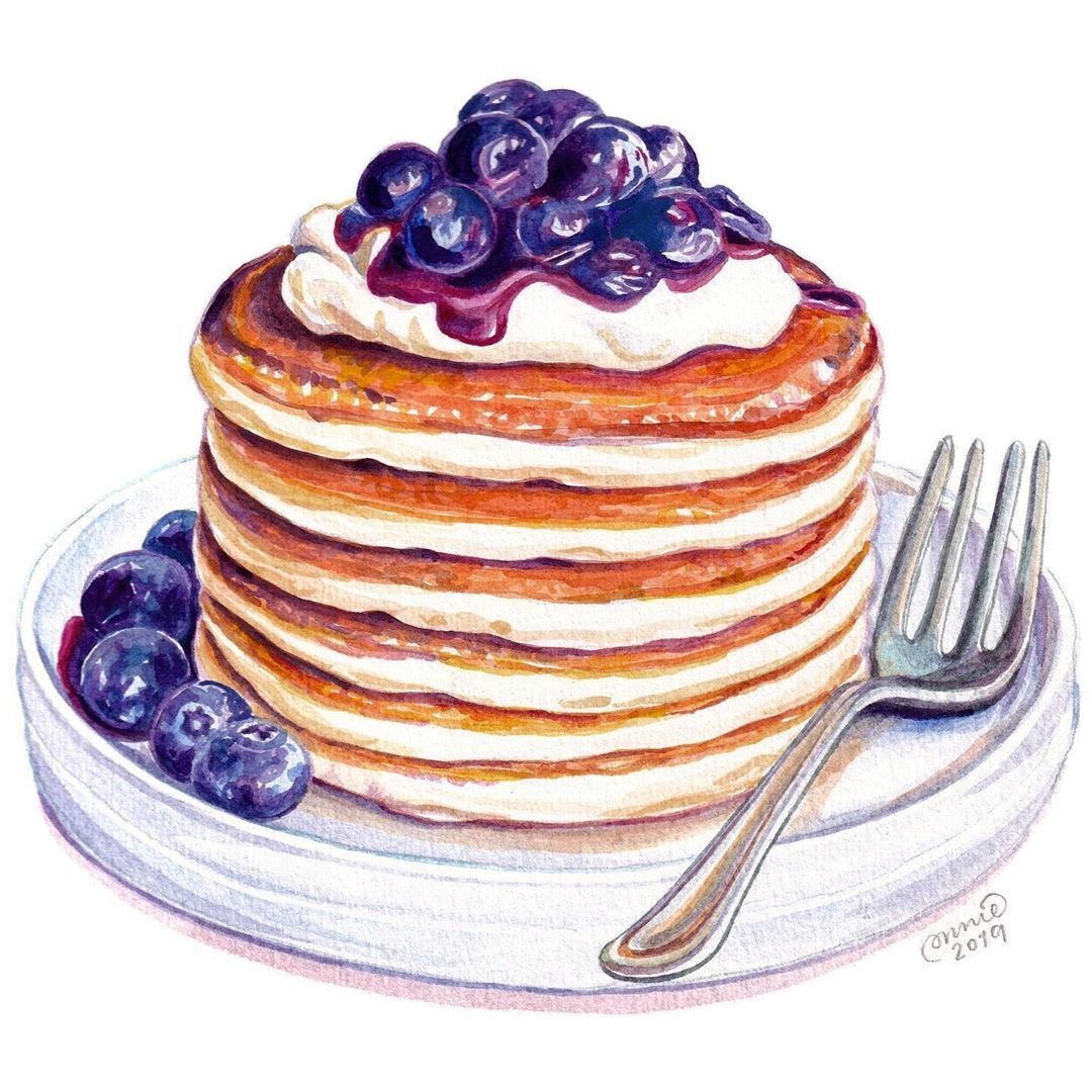 Блины рисунок