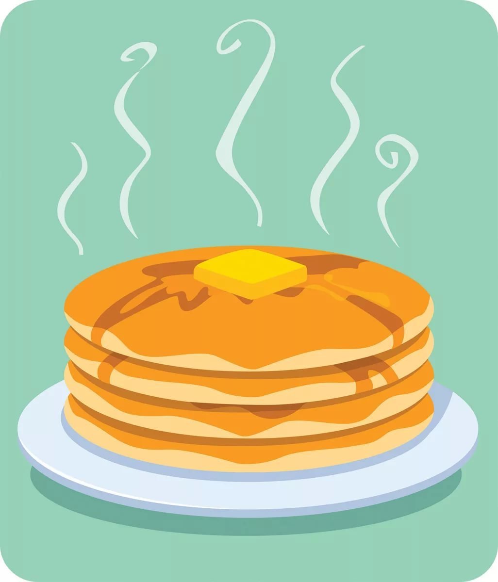 Рисование блины на Масленицу