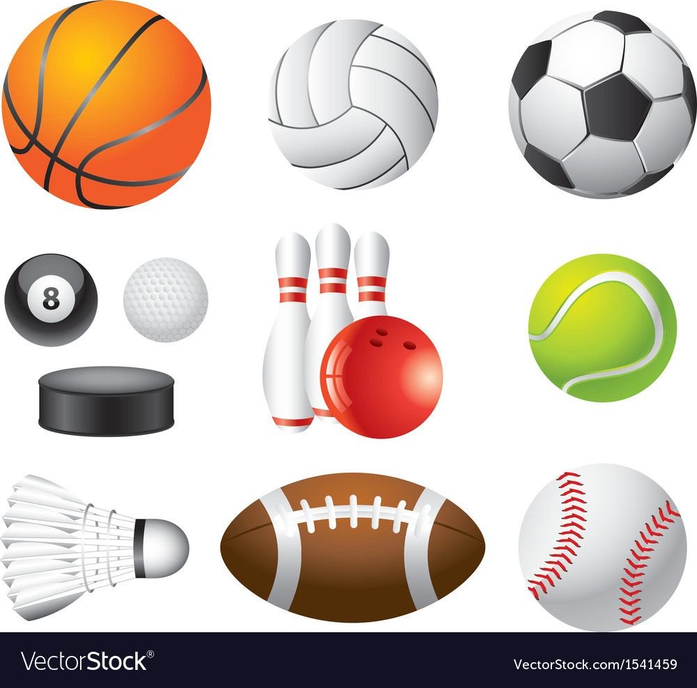 Спортивные атрибуты мяч в полете