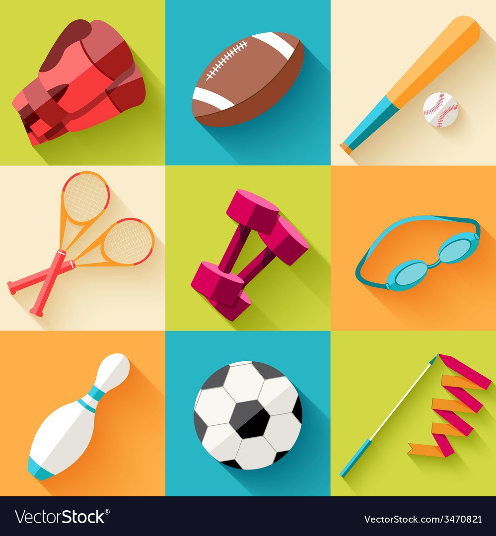 Карточки спортивные атрибуты