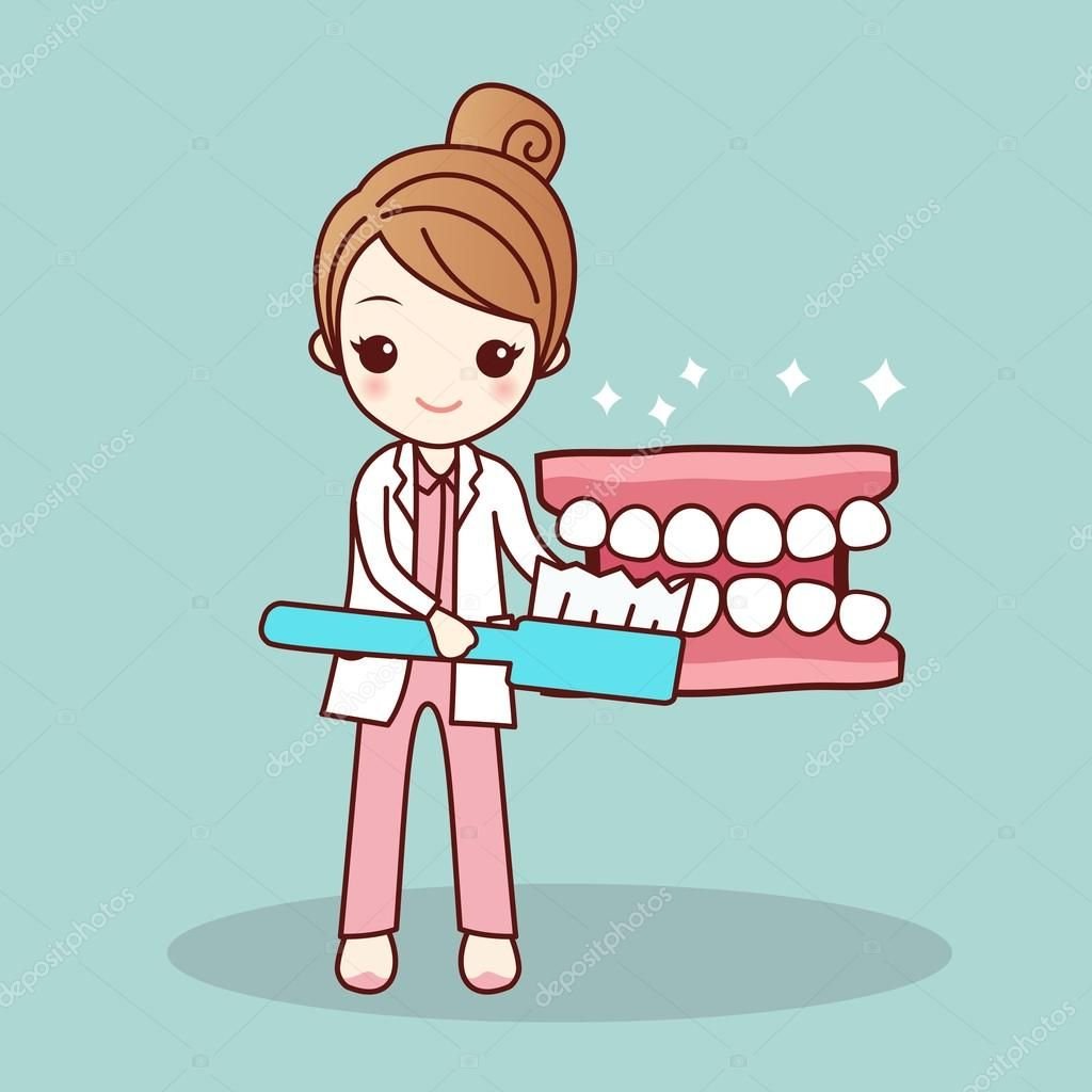 Зубной мультяшный