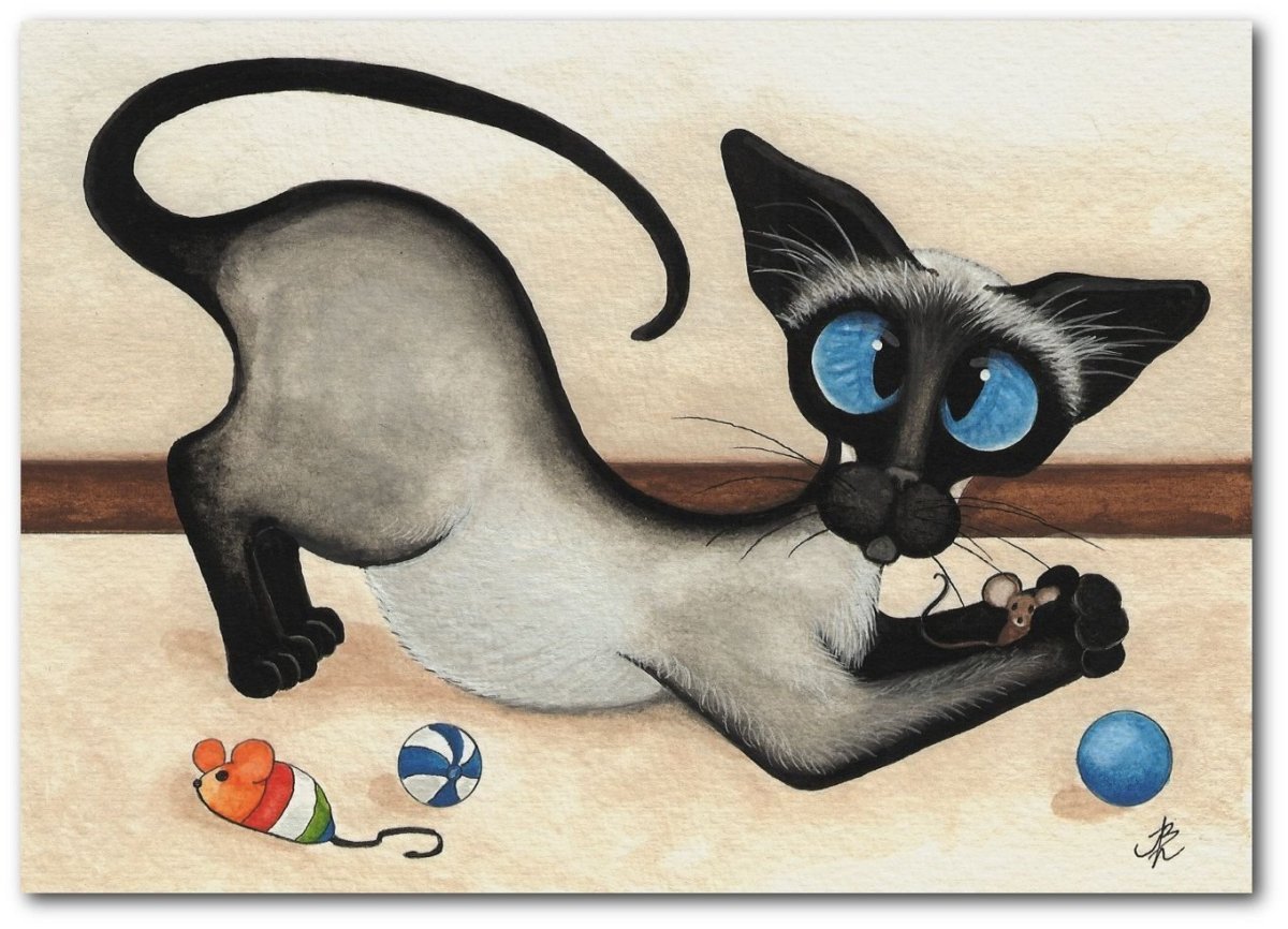 С днем рождения сиамский кот