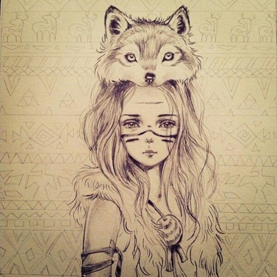 Девушки карандашом для срисовки