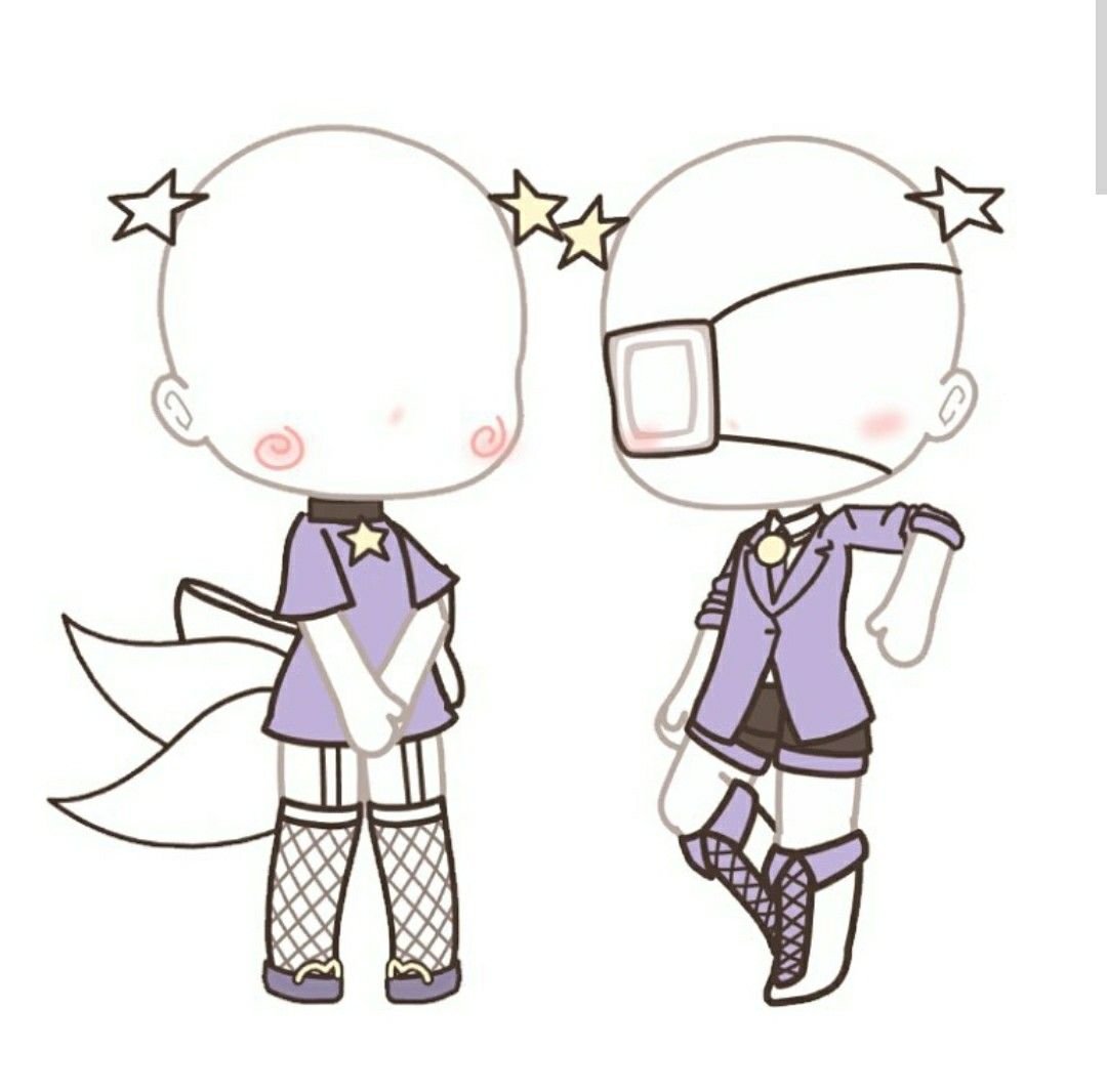 Костюмы Близнецы гача лайф