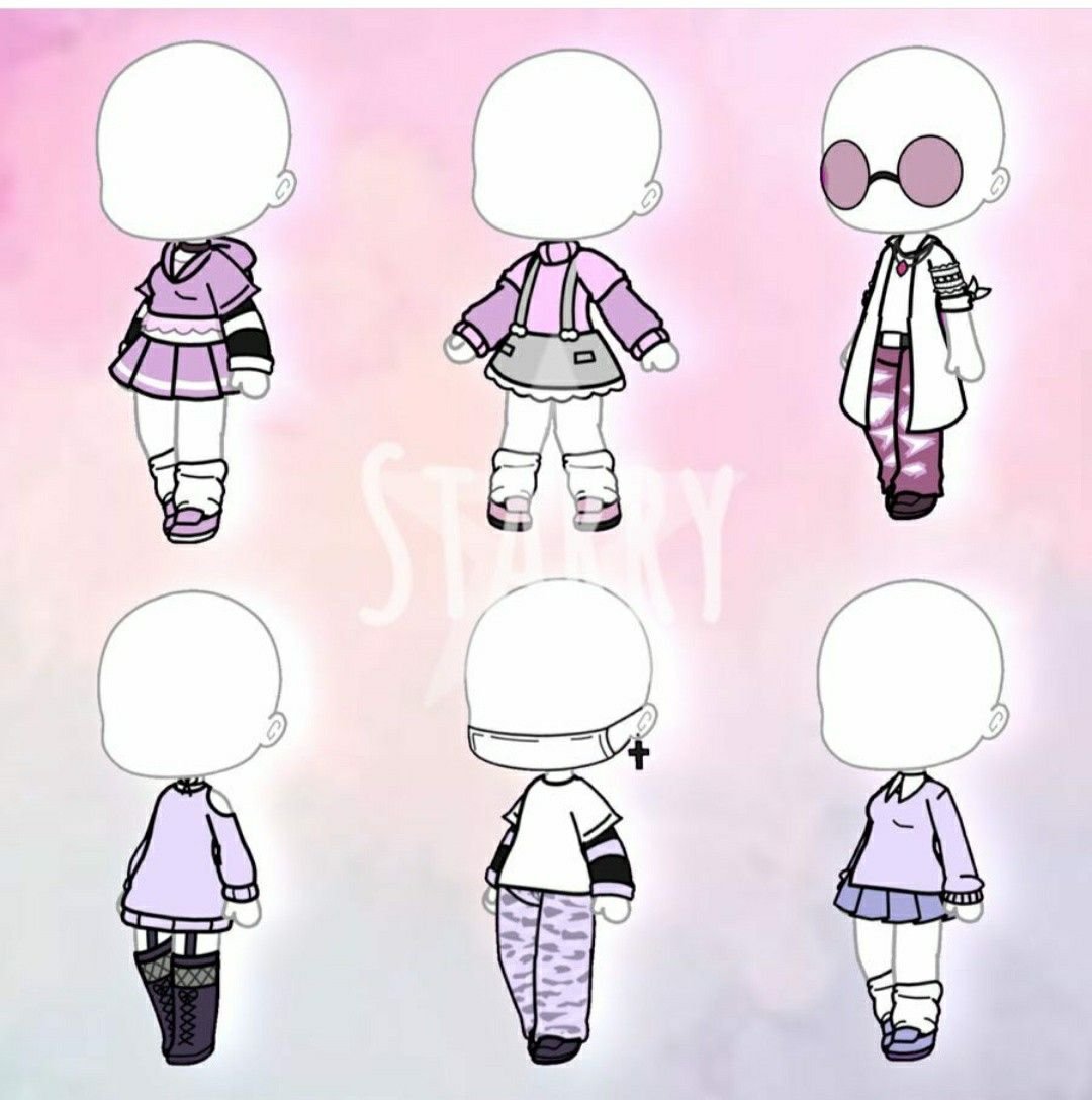 Наряды гача лайф для девочек