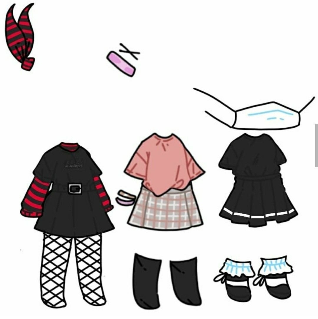 Одежда гача лайф для девочек