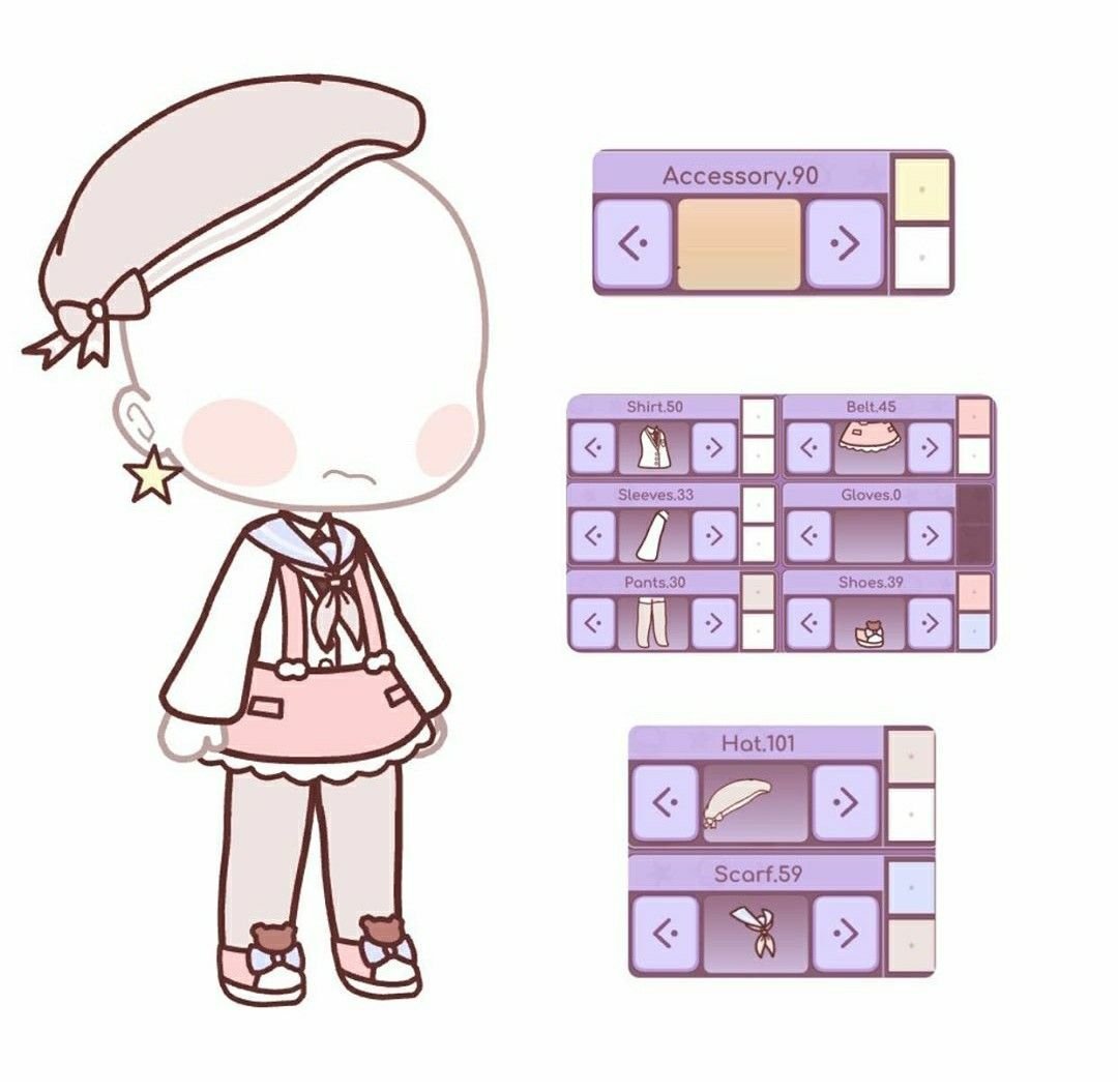 Гача девочки идеи для рисования