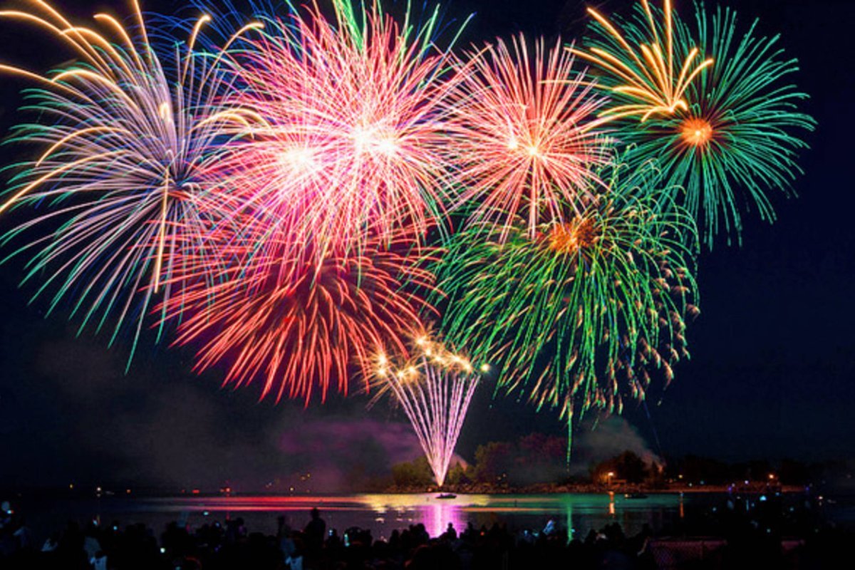 Салют "с днем рождения"