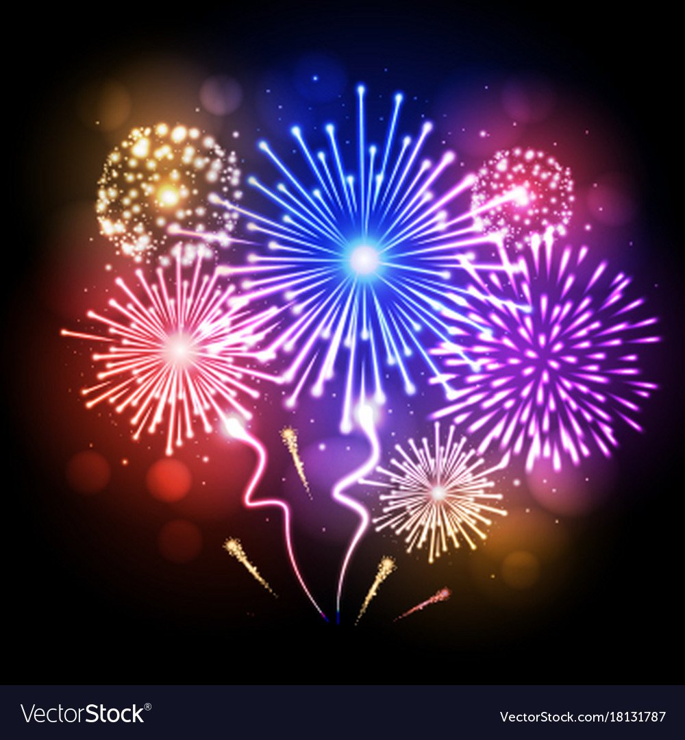 Салют "с днем рождения"