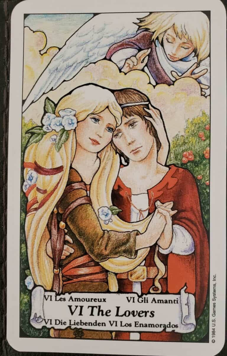 Влюбленнфев разных колодах Таро