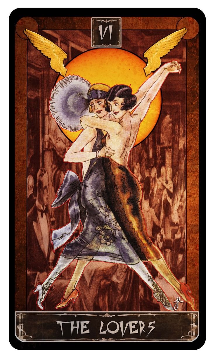 Карта Таро the lovers