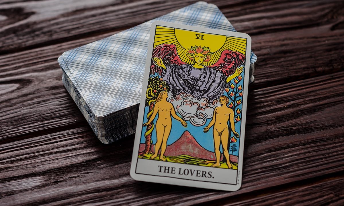 Карта влюбленные Остара Таро