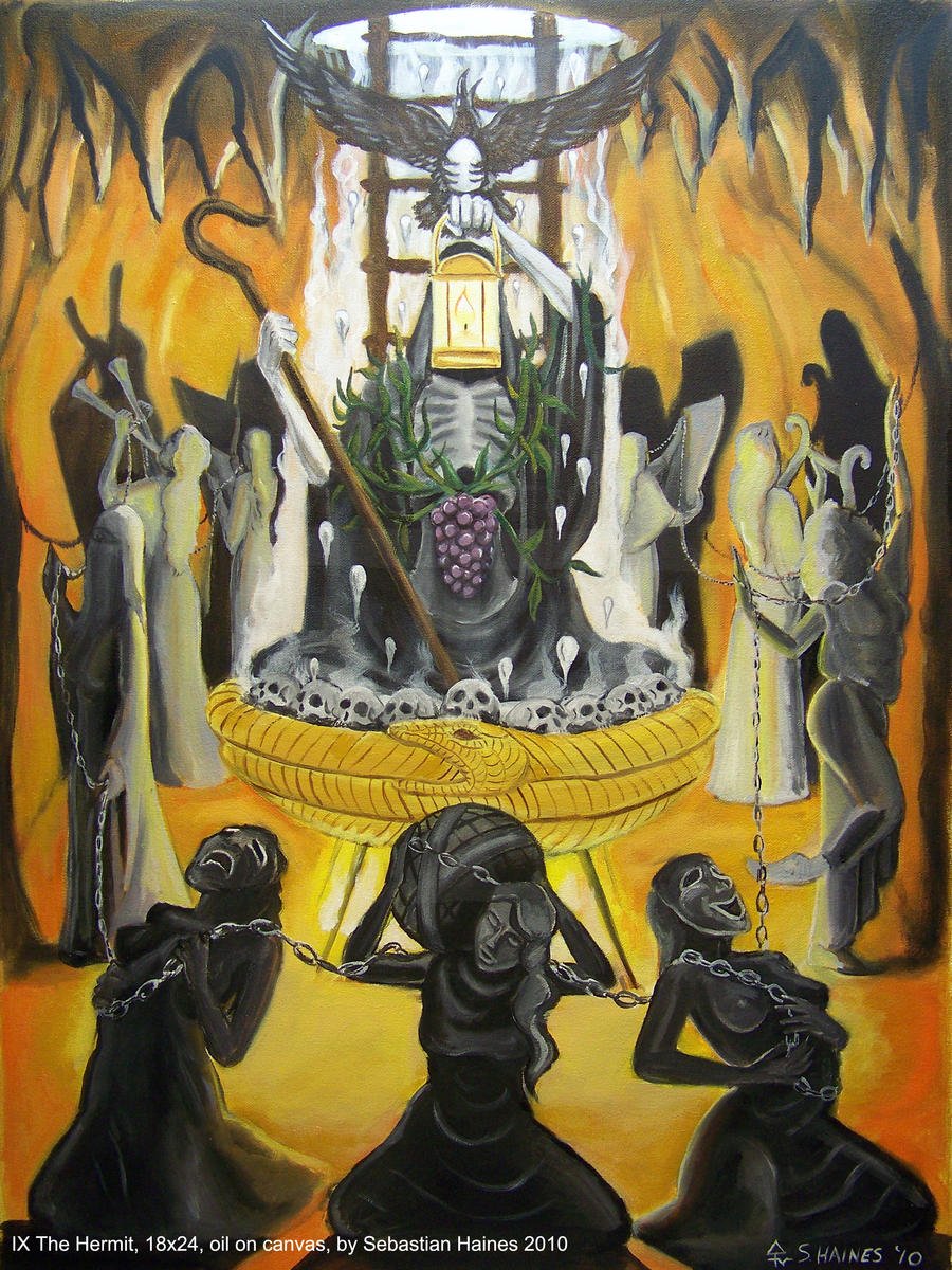 The Hermit Таро арт