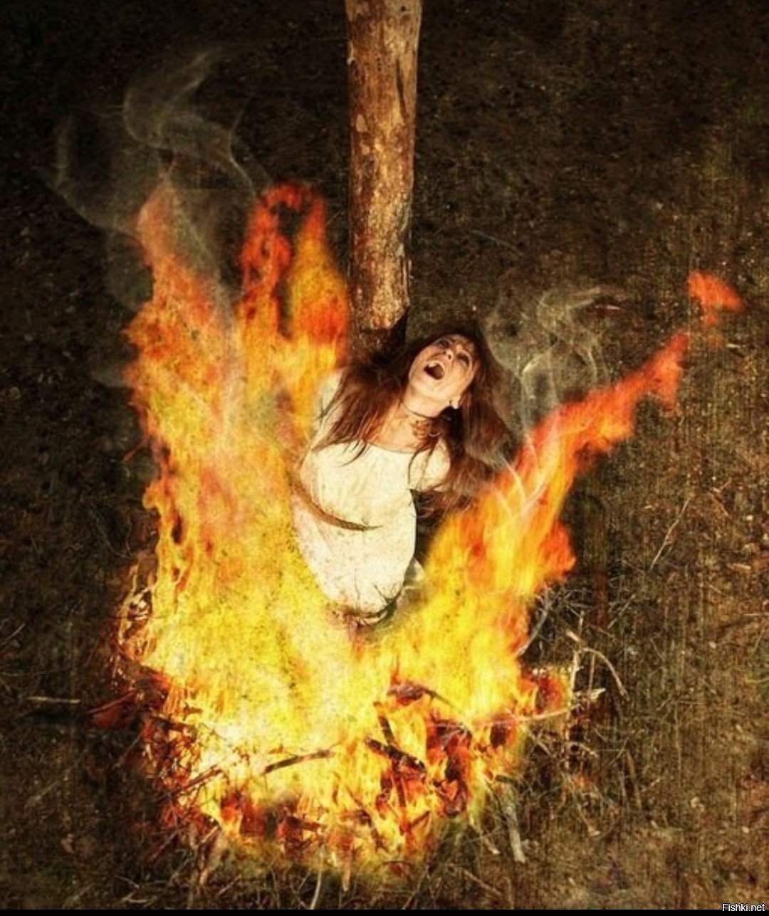 Марко Мелграти ведьма на костре