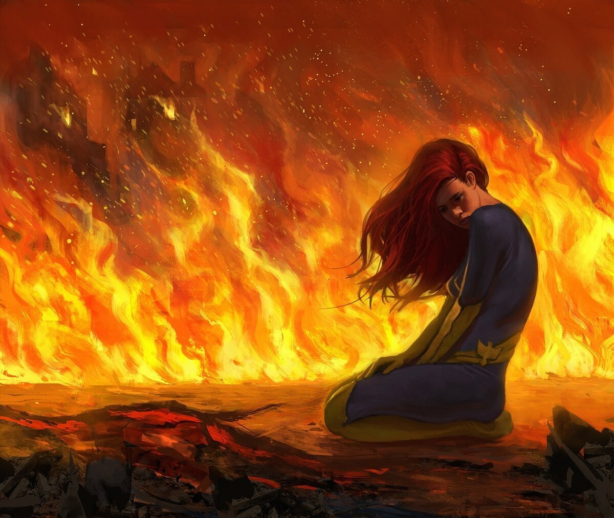 Марко Мелграти ведьма на костре