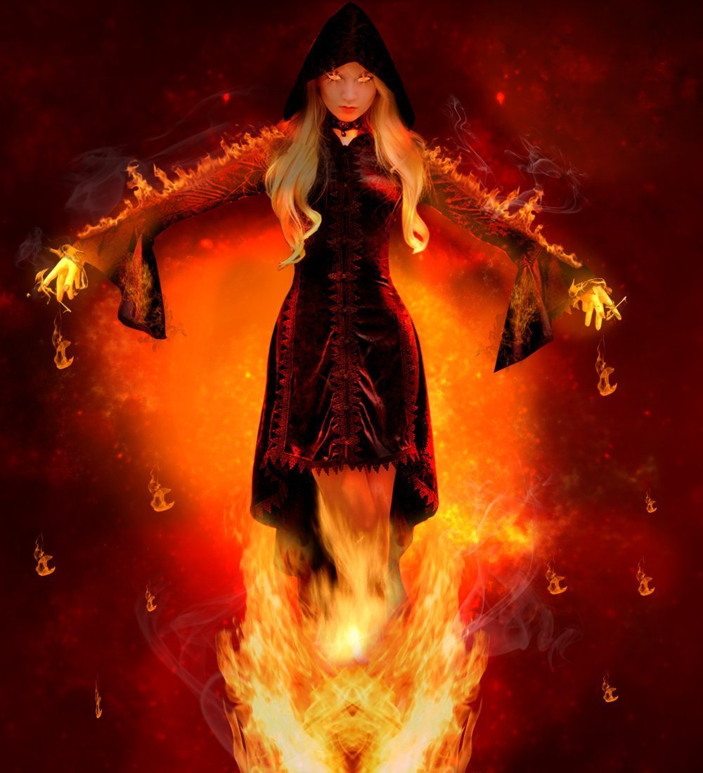 Марко Мелграти ведьма на костре