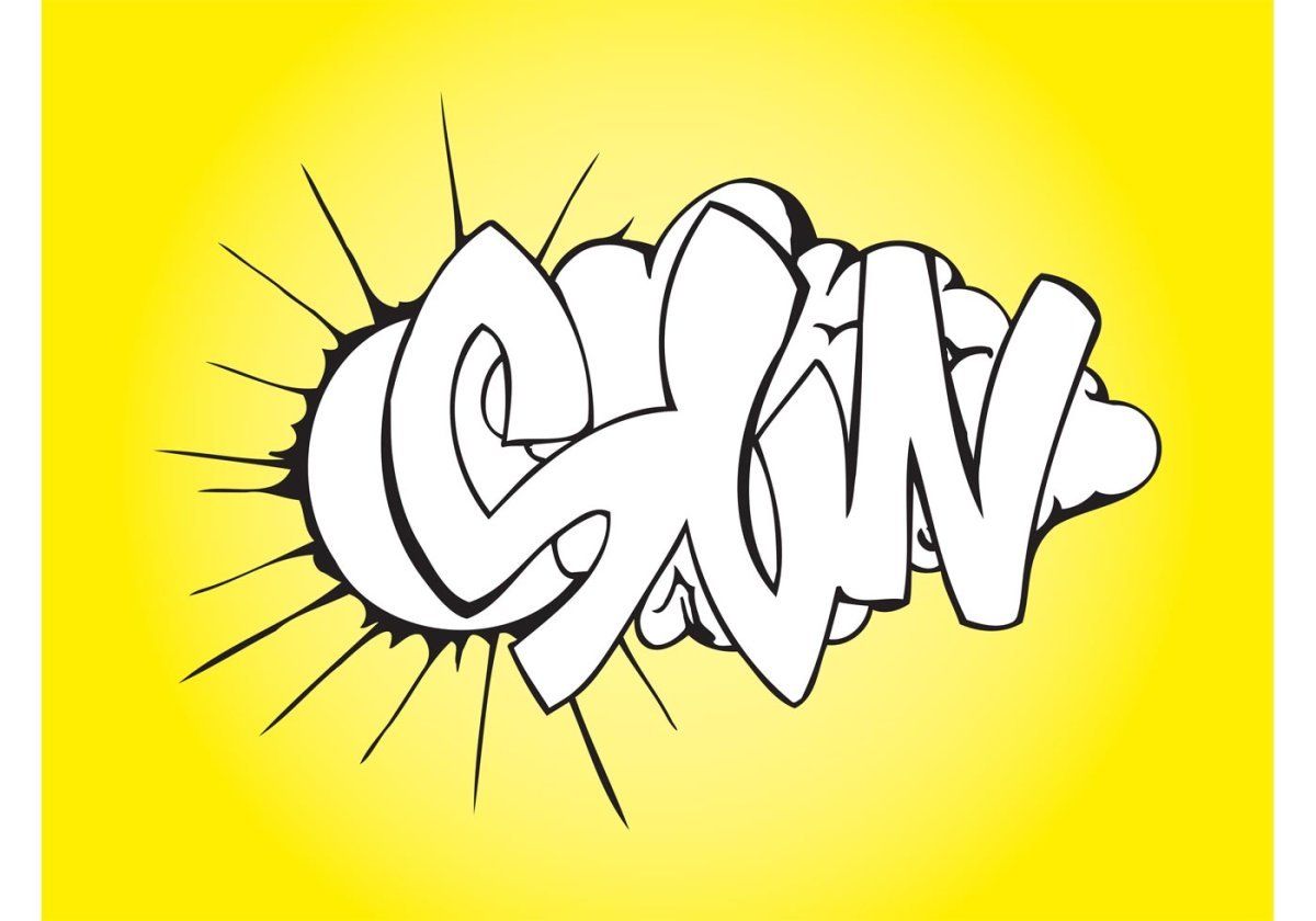 Прикольные граффити карандашом