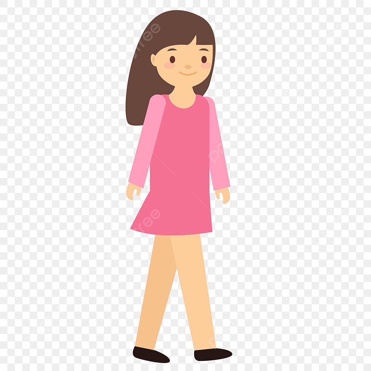 Девочка мультяшная поход