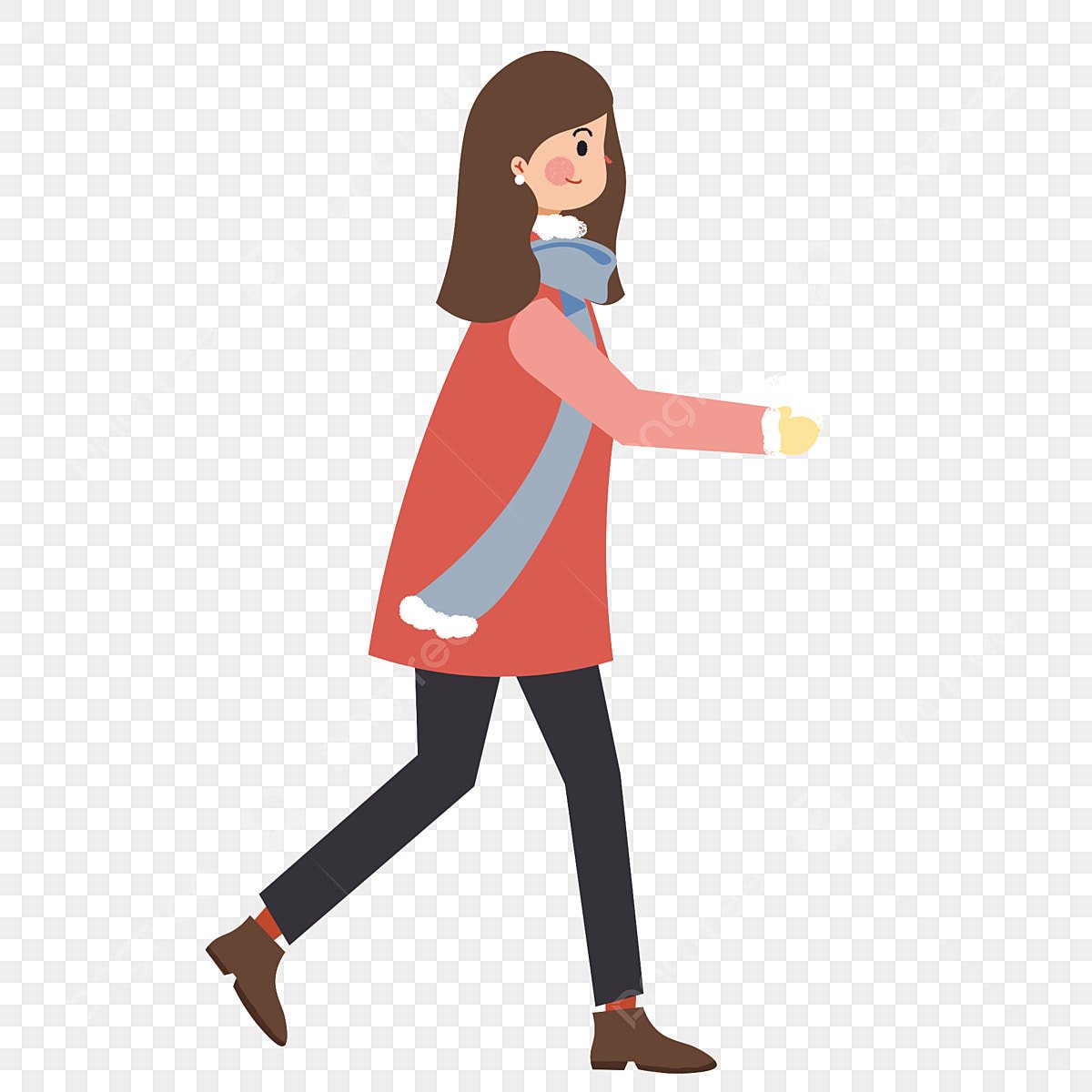 Девочка идет в школу рисунок