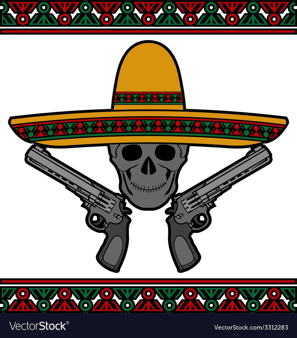 Мексиканский бандит в Сомбреро