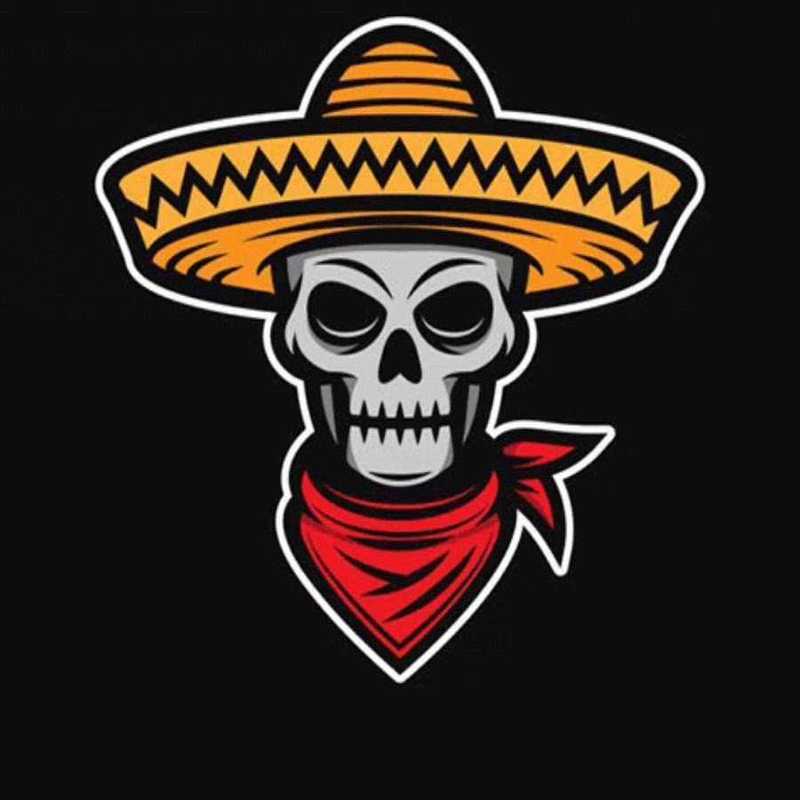 Мексиканский череп в Сомбреро